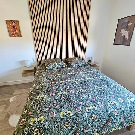 Le Friendly Avec Parking - 6 Pers - 15 Min De Lyon - Balcon شقة Corbas